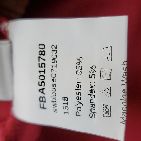 Blouse with sheer sleeves. - Picture 6 of 7